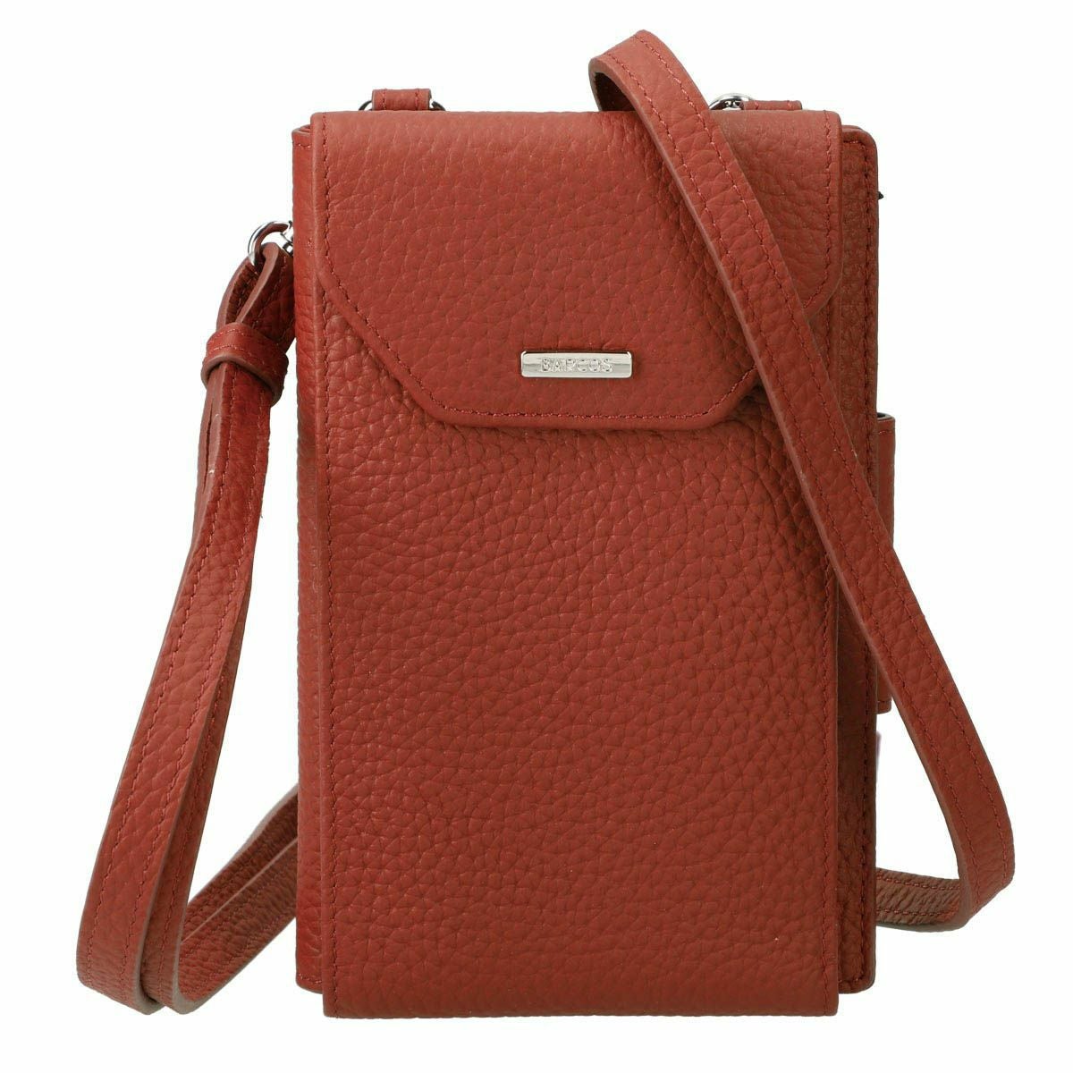 【アウトレット】シュリンクレザースマホポシェット＜マーシ＞