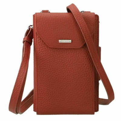 【アウトレット】シュリンクレザースマホポシェット＜マーシ＞