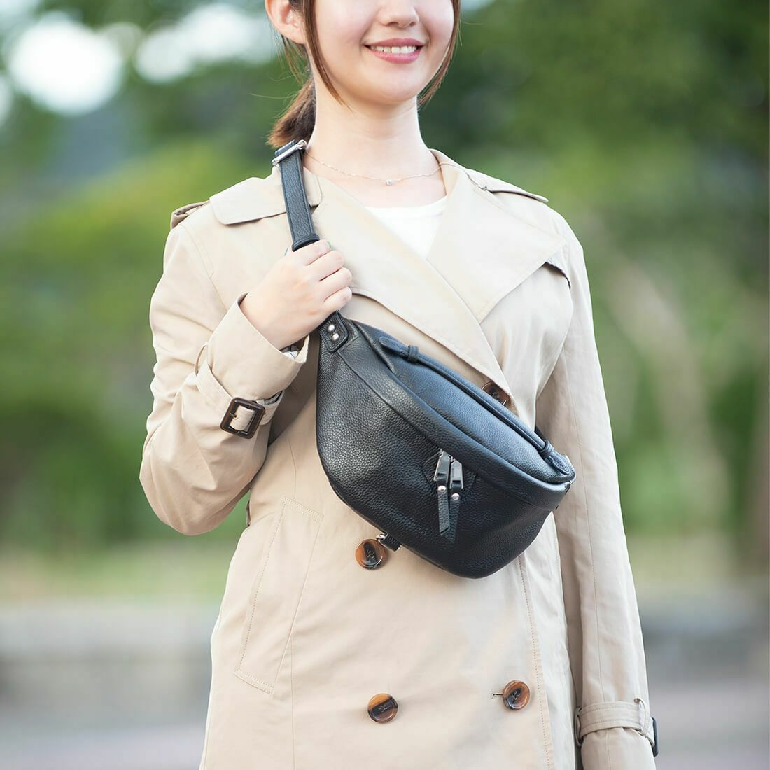 【アウトレット】レザーボディバッグ