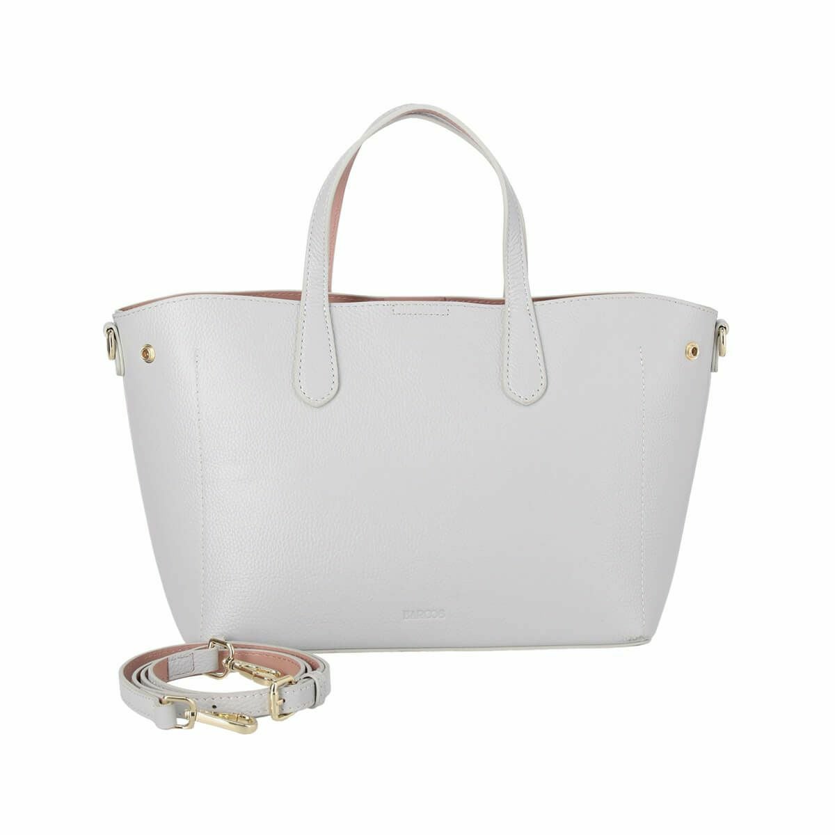 【アウトレット】シュリンクレザー バイカラーハンドバッグ