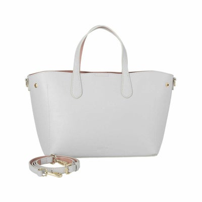 【アウトレット】シュリンクレザー バイカラーハンドバッグ