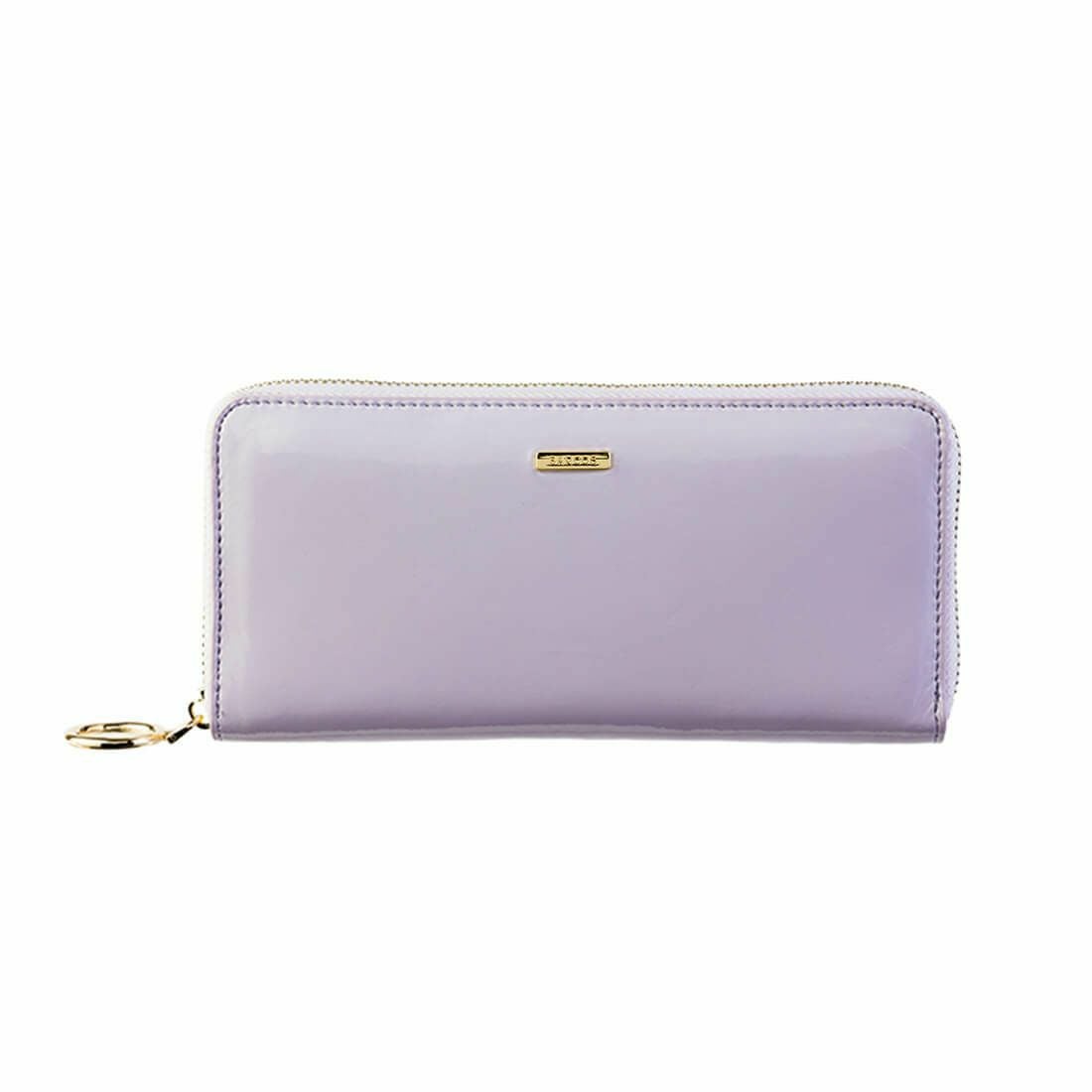 【アウトレット】パテントレザーラウンド型長財布