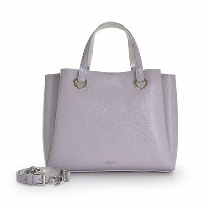 【アウトレット】シュリンクレザー3層ハンドバッグ