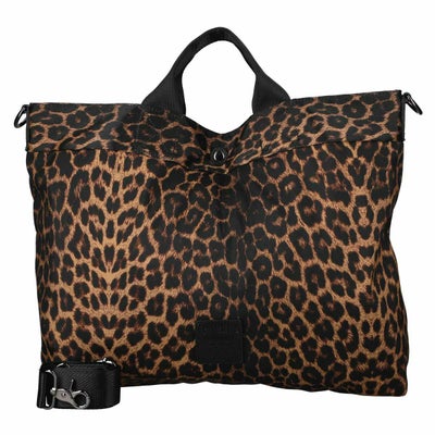 【アウトレット】柄入りA4ポリエステル2wayハンドバッグ