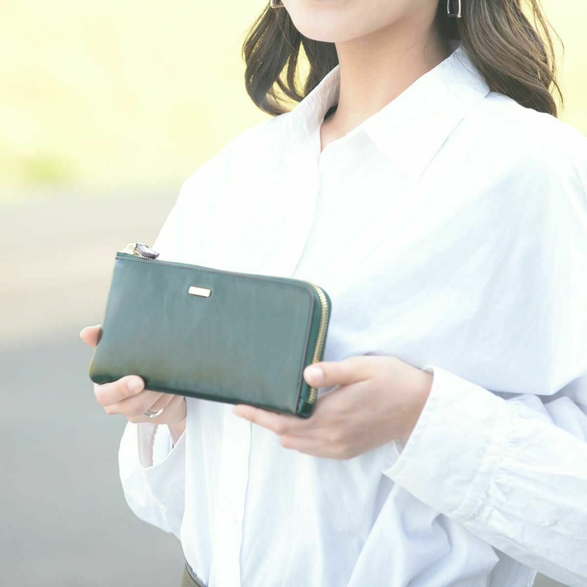 【アウトレット】GLウォレット L字型長財布＜ローラ＞