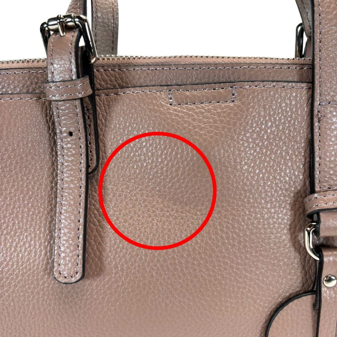 【アウトレット】シュリンク レザー ハンドバッグ