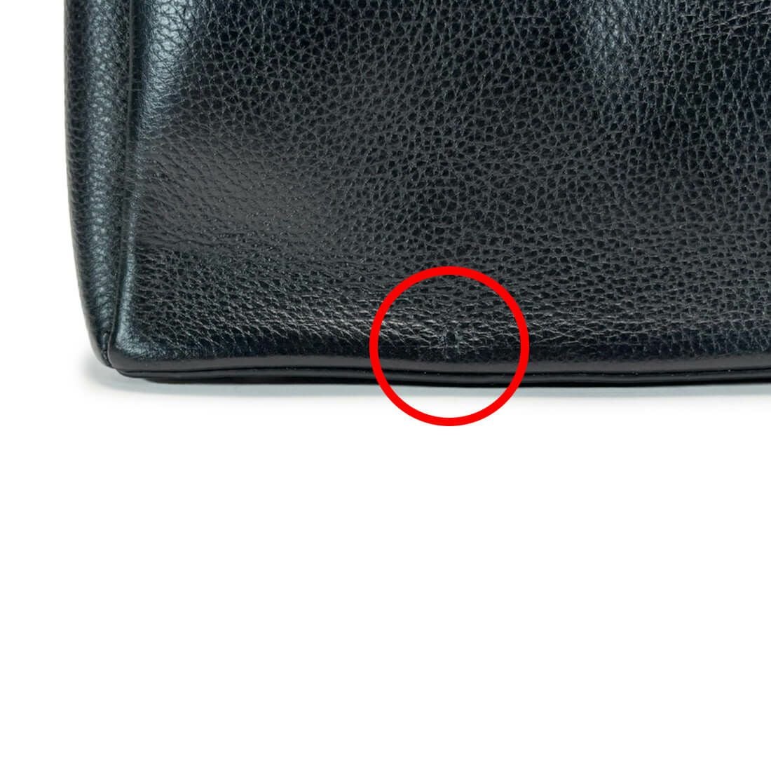 【アウトレット】シュリンク レザー ハンドバッグ