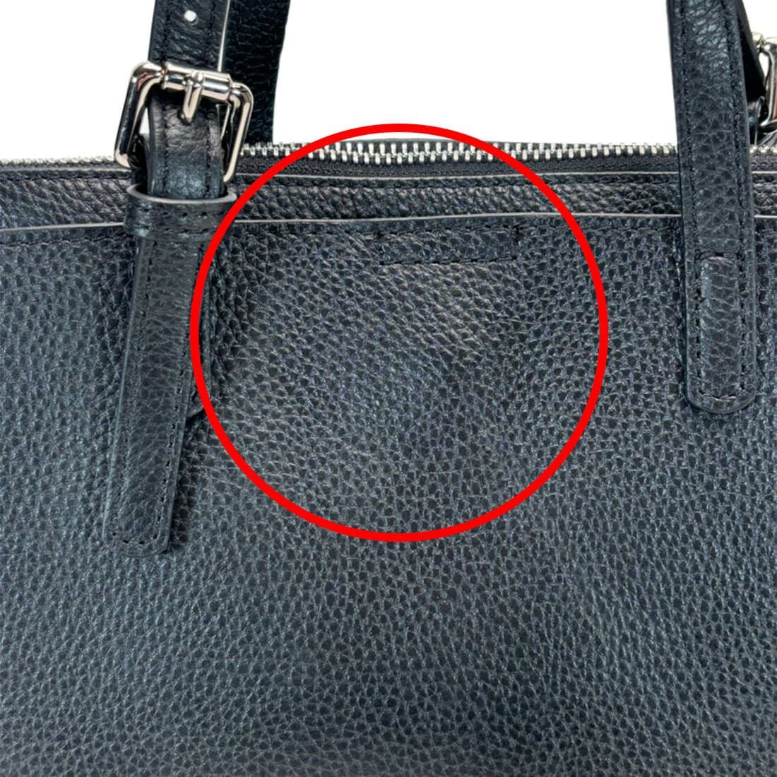 【アウトレット】シュリンク レザー ハンドバッグ