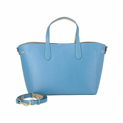 【アウトレット】シュリンクレザー バイカラーハンドバッグ