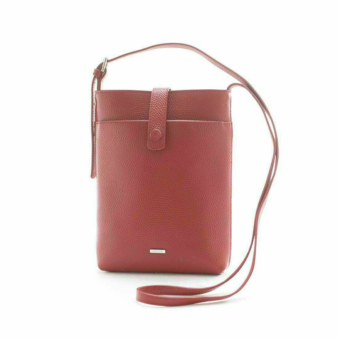 【アウトレット】フロントポケット付きレザーポシェット