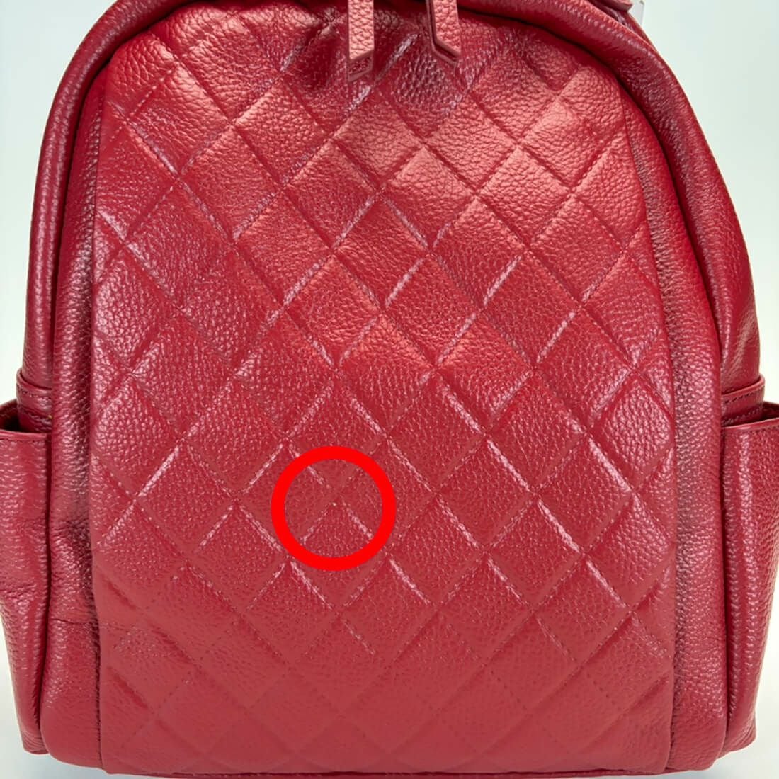 【アウトレット】牛革キルティングリュック