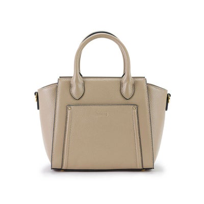 リベットデザインシュリンクレザー2wayハンドバッグ