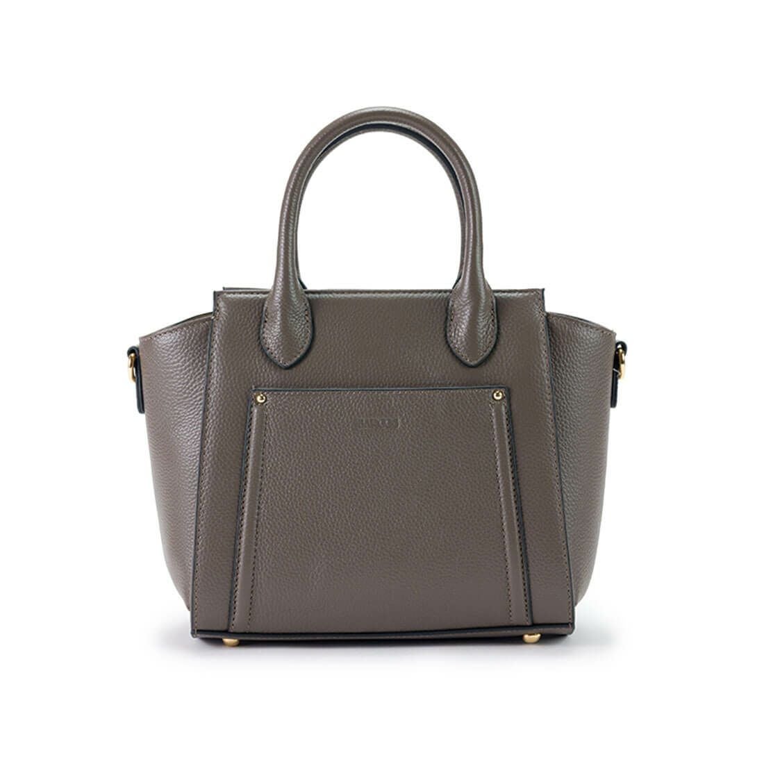 リベットデザインシュリンクレザー2wayハンドバッグ