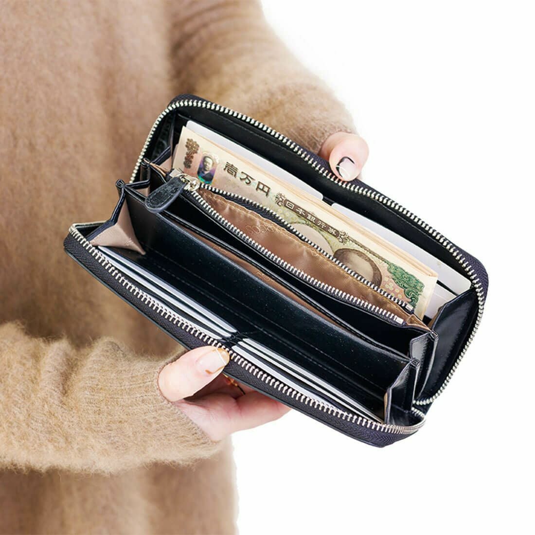 【セット商品】2wayハンドバッグ＜ヴェルーチェ＞＆ロングウォレットセット