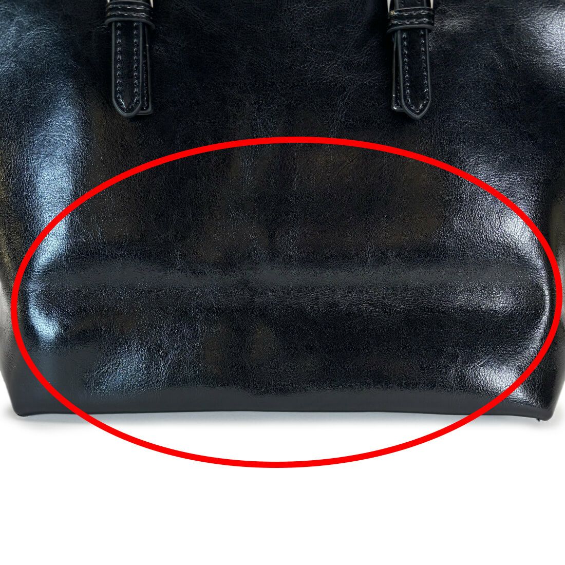 【アウトレット】シャイニング レザー トートバッグ