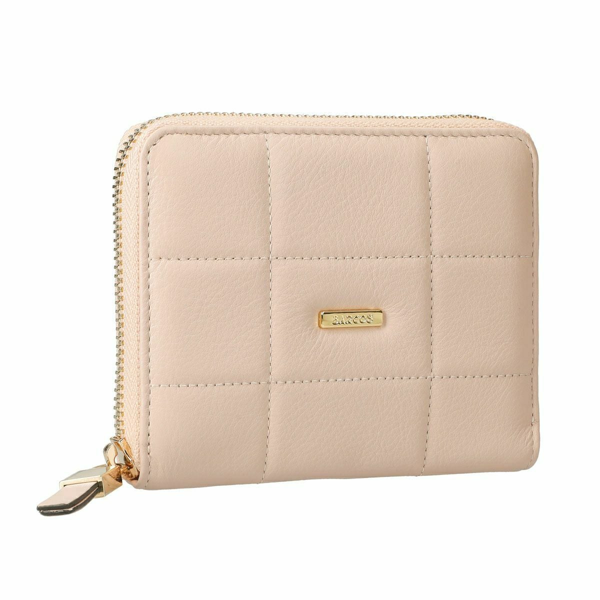 【アウトレット】キルティングラウンド型折財布