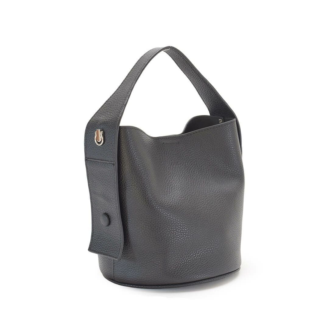 ポーチ付き2wayバケツ型ハンドバッグ