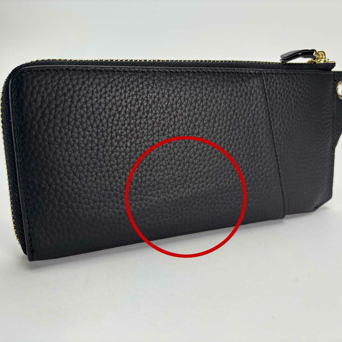 【アウトレット】シュリンクレザーL字型長財布