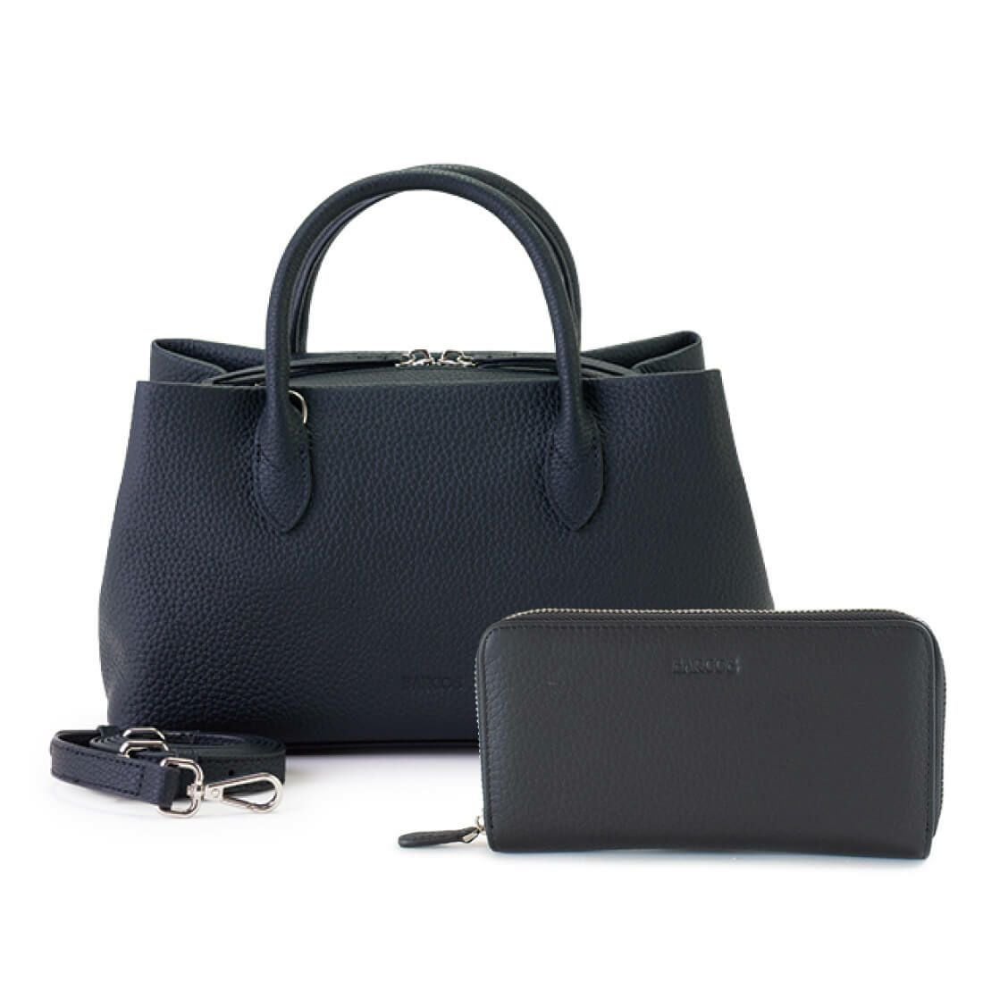 セット商品】3層ハンドバッグ＜グラッツェ＞＆コンパクト長財布