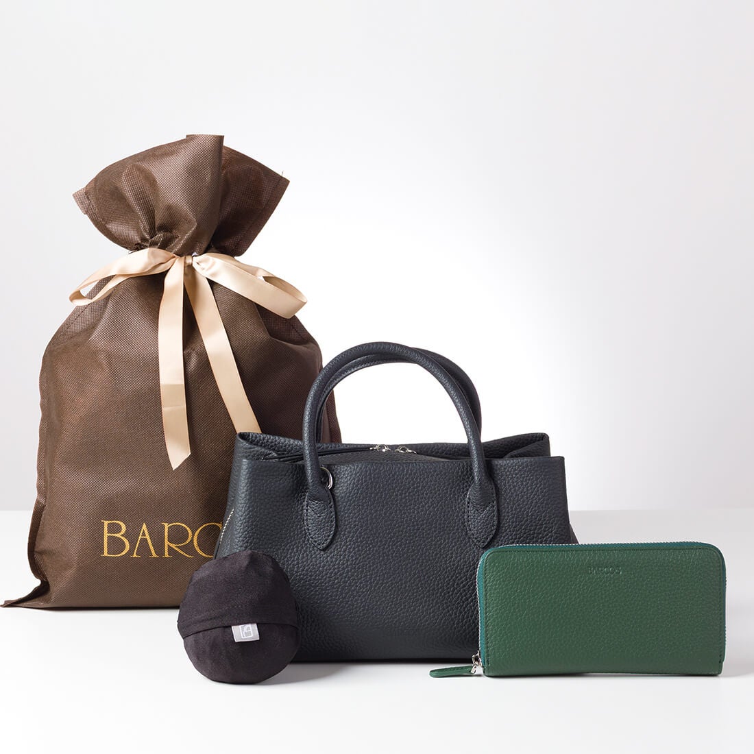 【セット商品】3層ハンドバッグ＜グラッツェ＞＆コンパクト長財布＜メルシー＞