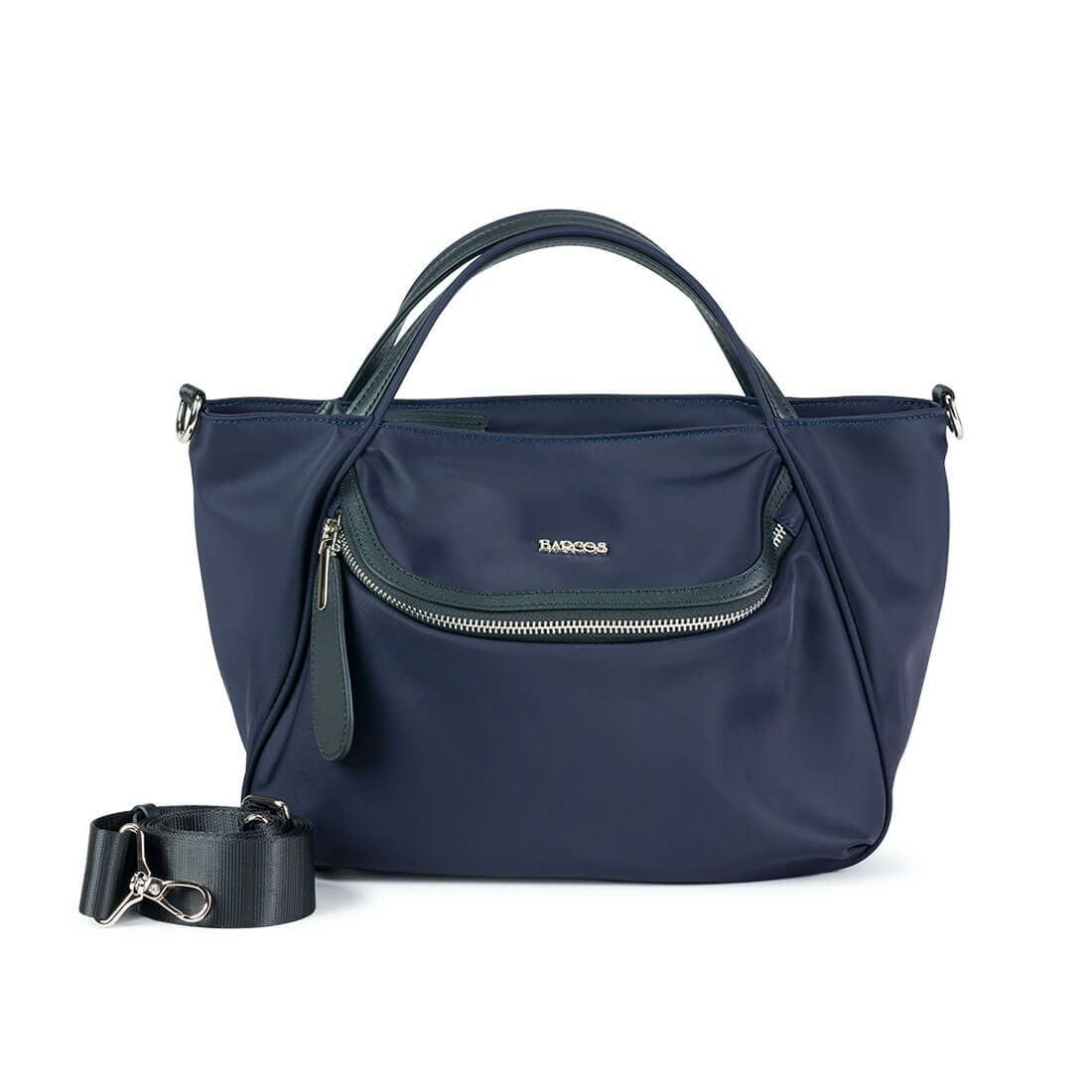 ポケットデザインナイロン2wayハンドバッグ