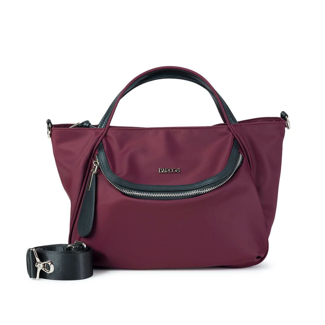 ポケットデザインナイロン2wayハンドバッグ