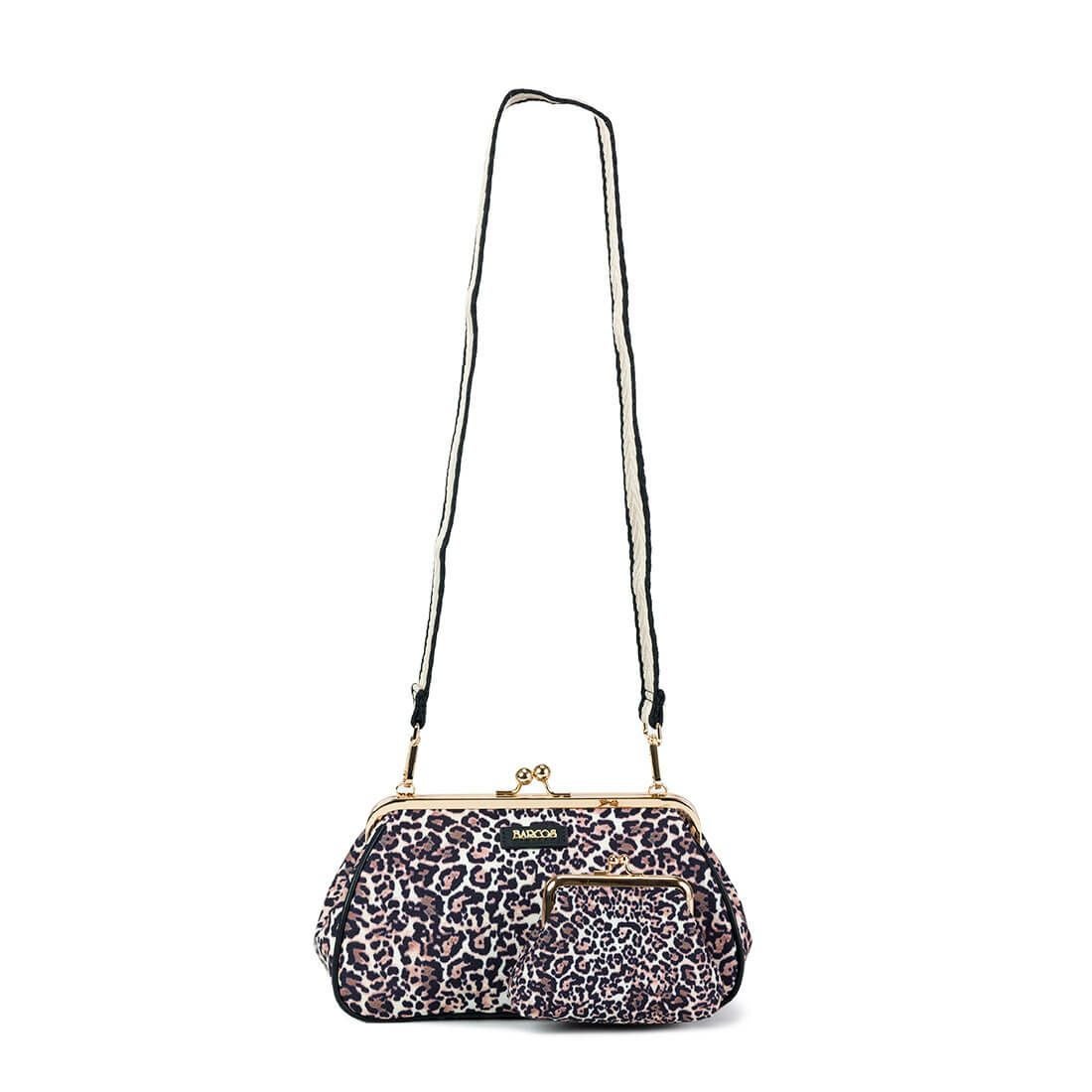 ドルチェ&ガッバーナ ベロア ビーズ刺繍 がま口 ハンドバッグ レオパード DOLCE & GABBANA_Women通販 | ドルチェ&ガッバーナ ハンドバッグ
