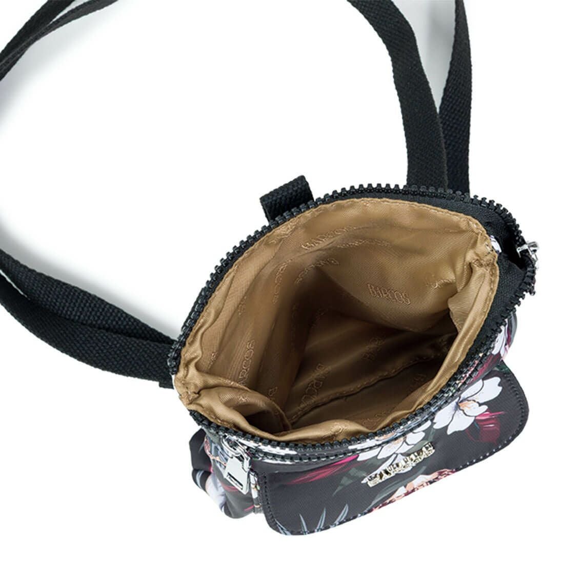 ボタニカル柄軽量ポシェット