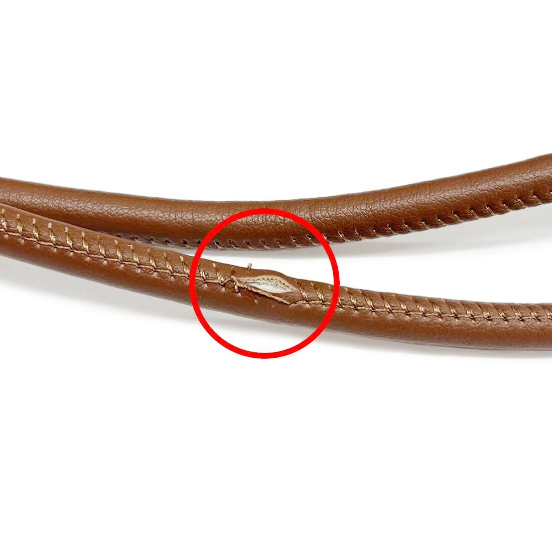 【アウトレット】シュリンクレザーノットデザインショルダーバッグ