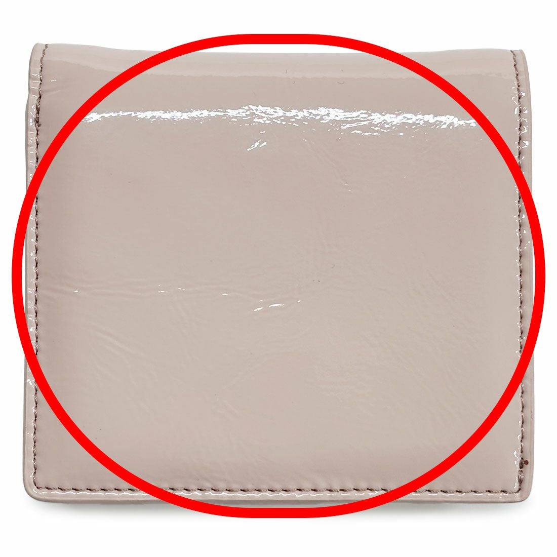 【アウトレット】パテントレザー折財布