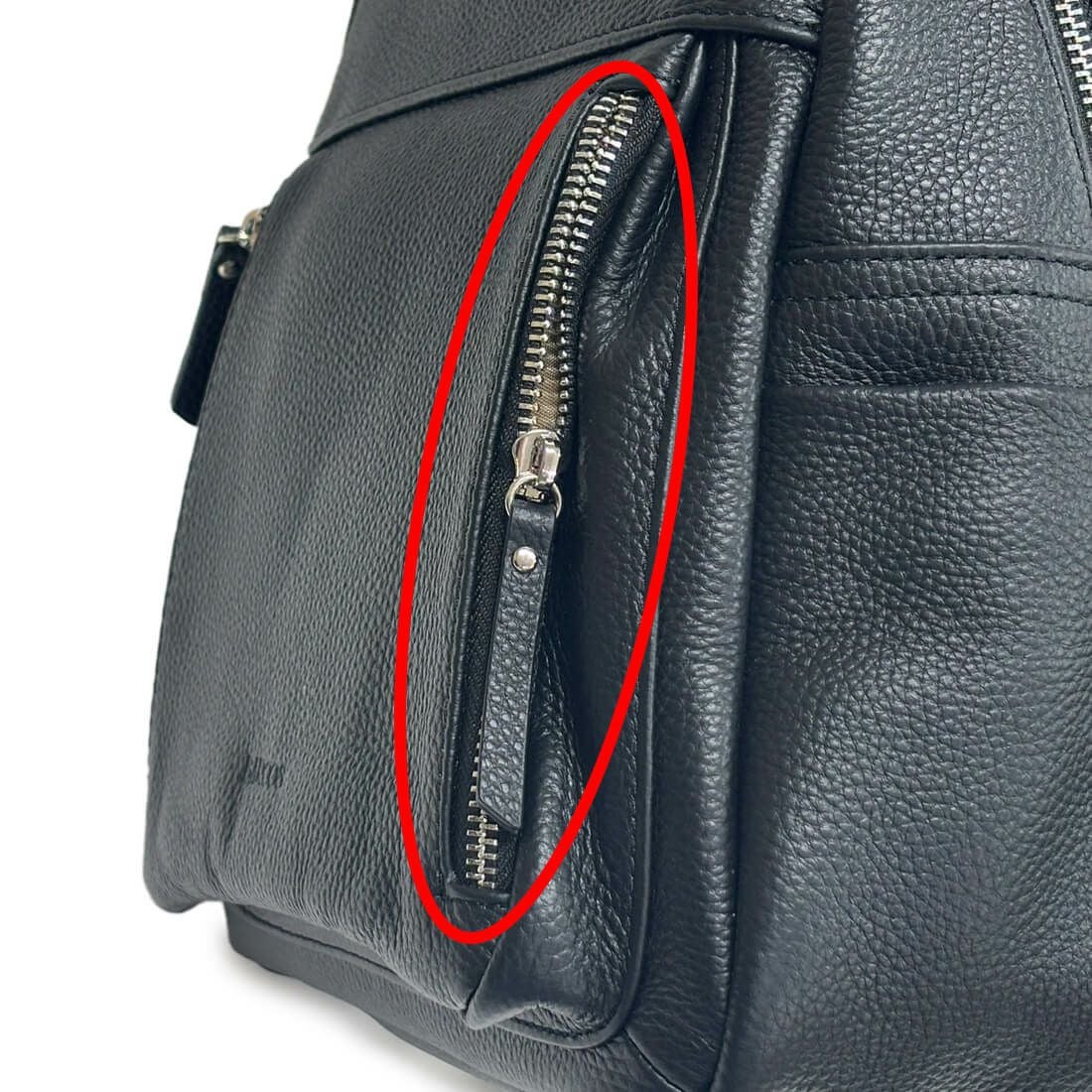 【アウトレット】シュリンクレザー リュックサック