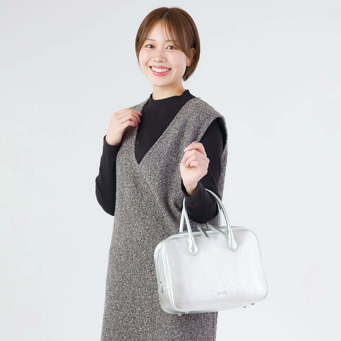 レザー2wayボストンバッグ