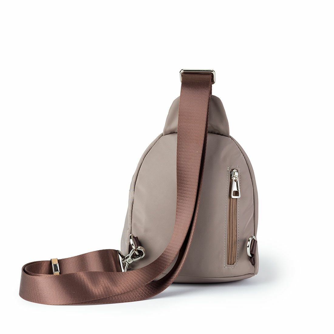 丸ファスナーポケットボディバッグ