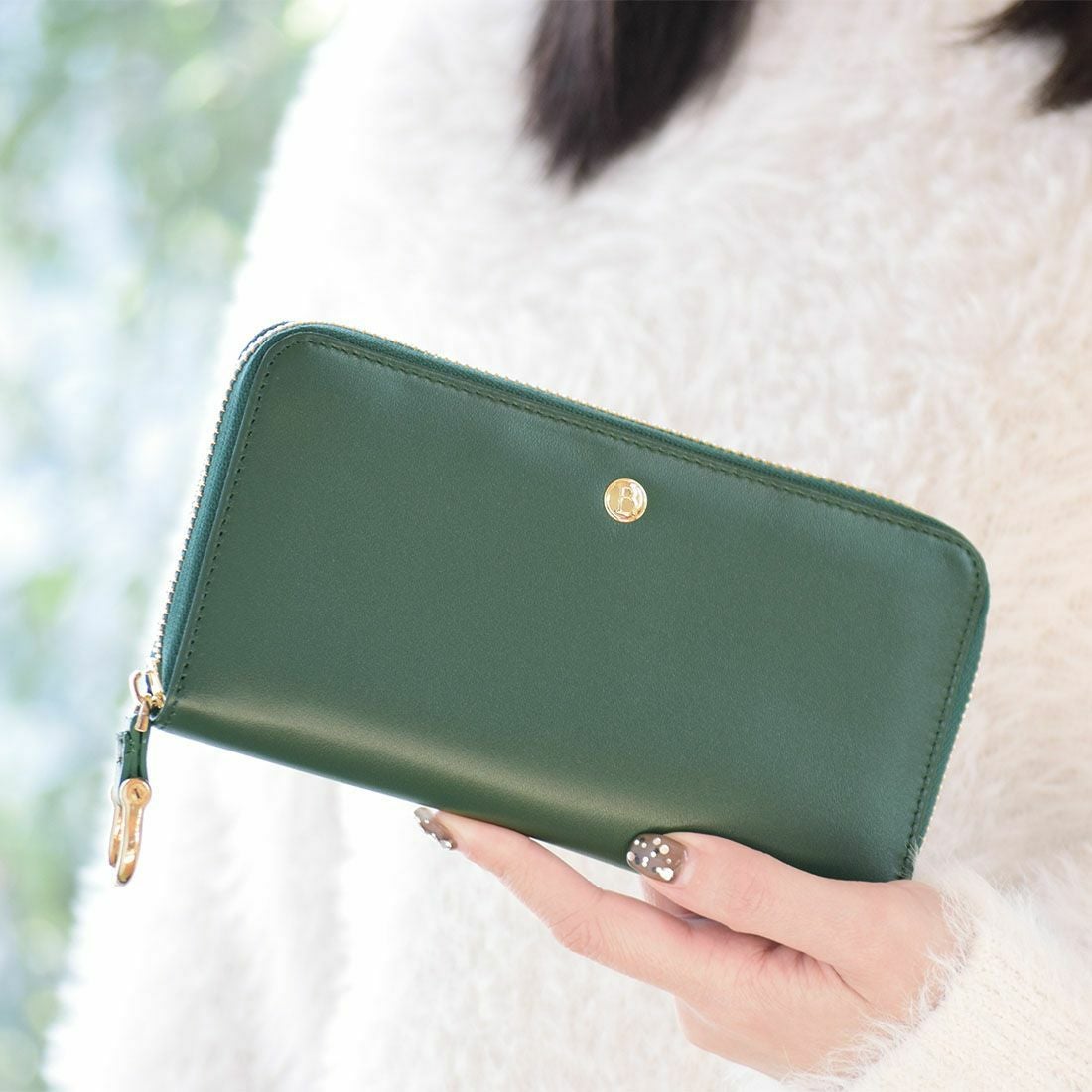 GLウォレット ホースレザーコンパクト長財布＜カバロベルデ＞