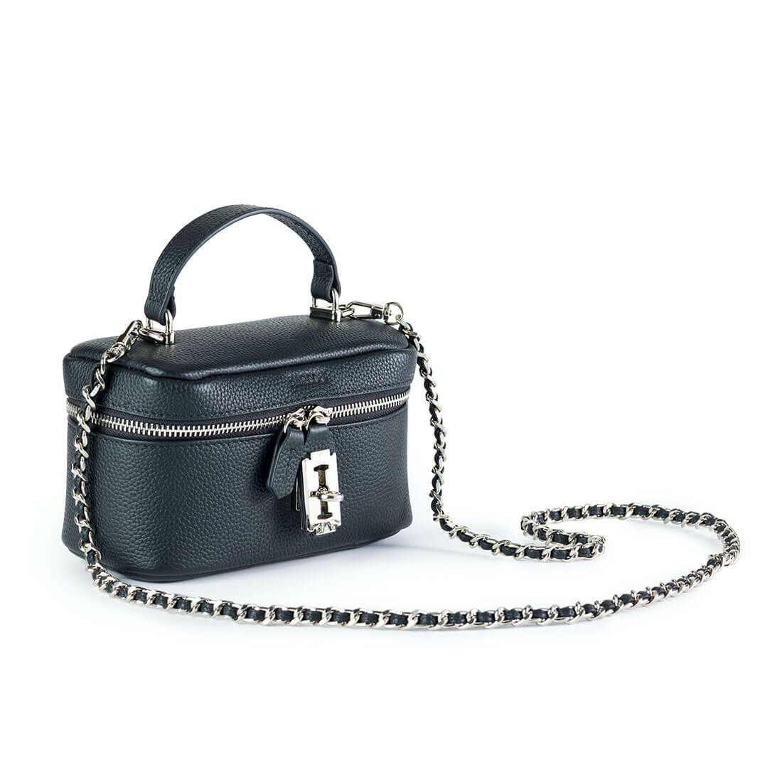 レザーヴァニティバッグ