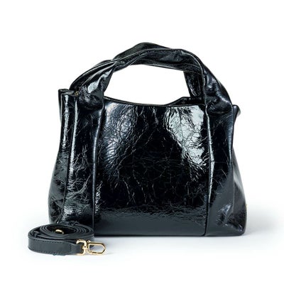 シワ加工レザー2wayバッグ