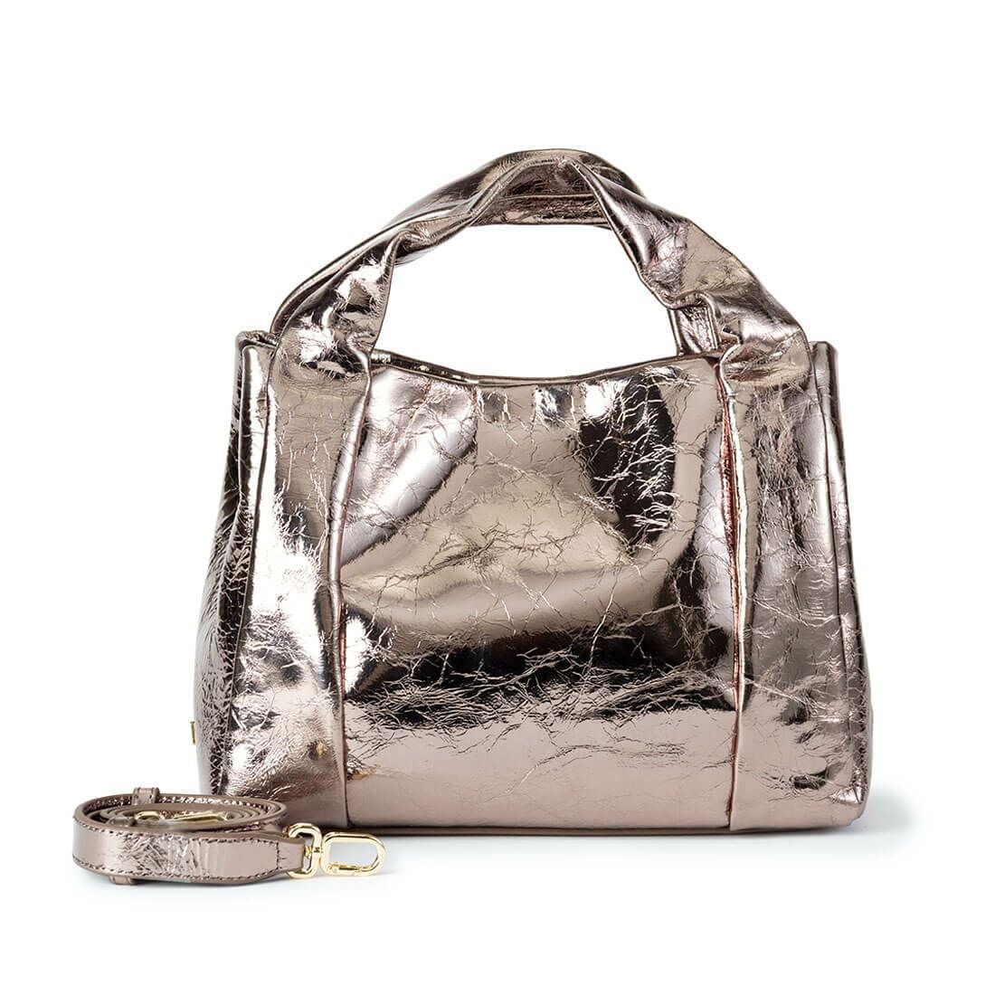 シワ加工レザー2wayバッグ