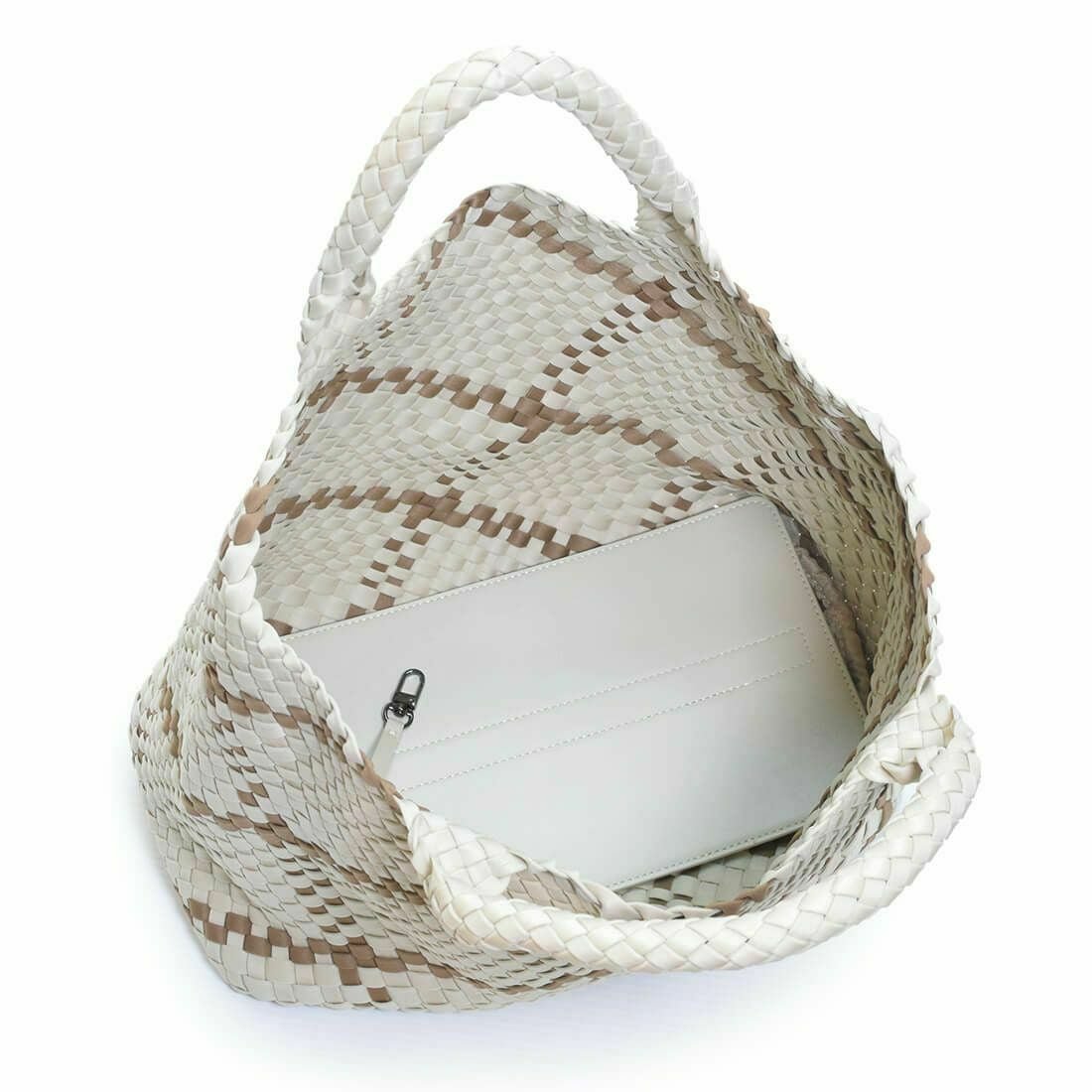 【アウトレット】バイカラーメッシュトートバッグ