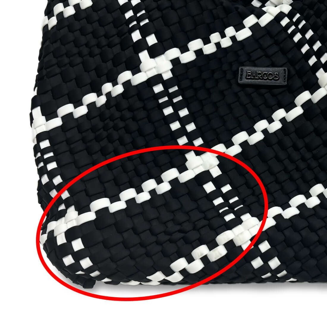 【アウトレット】バイカラーメッシュトートバッグ