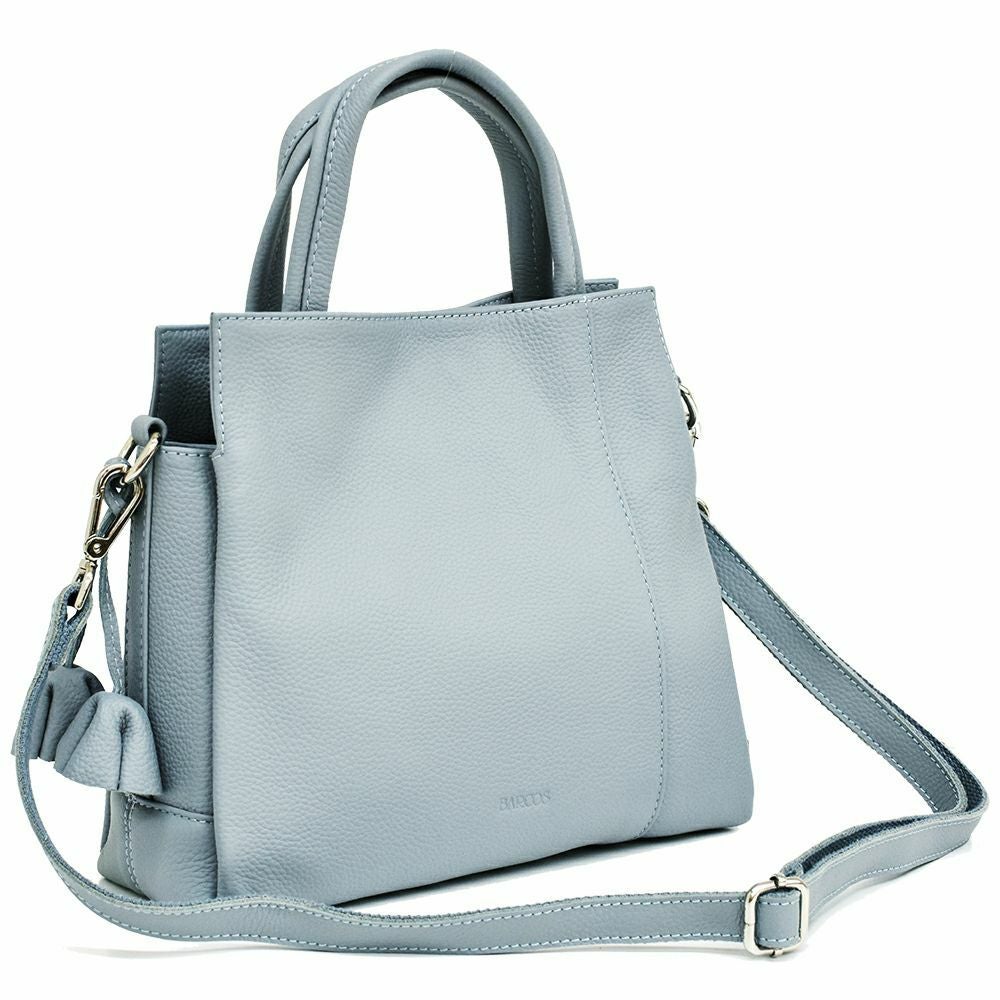 【アウトレット】チャーム付き2wayレザーハンドバッグ＜ルル＞