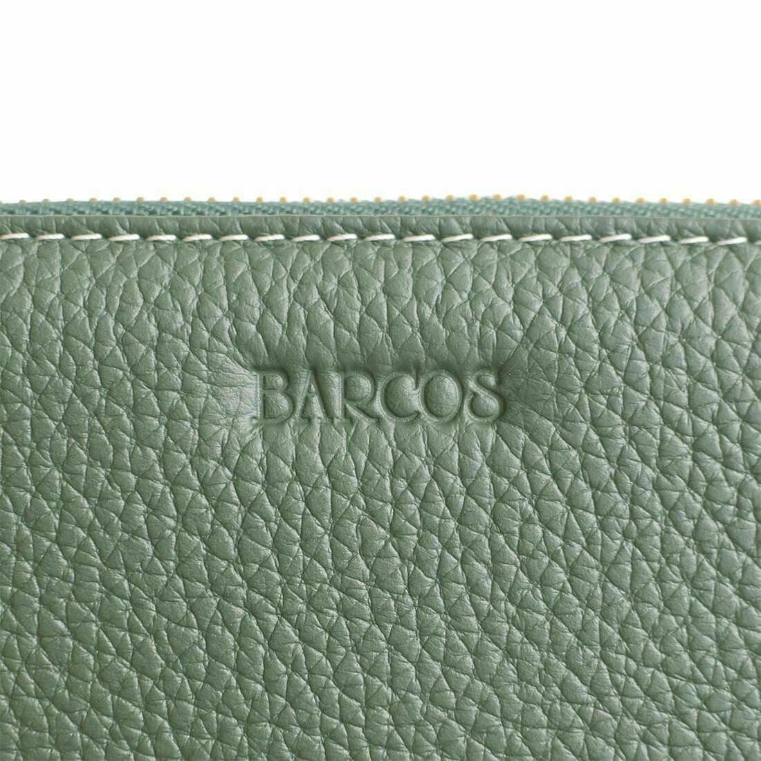 【アウトレット】シュリンクレザーラウンド型ウォレット