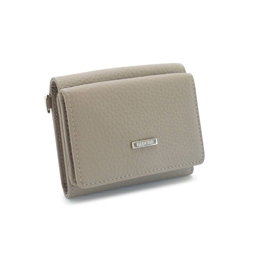 【アウトレット】シュリンクレザースクエアミニウォレット