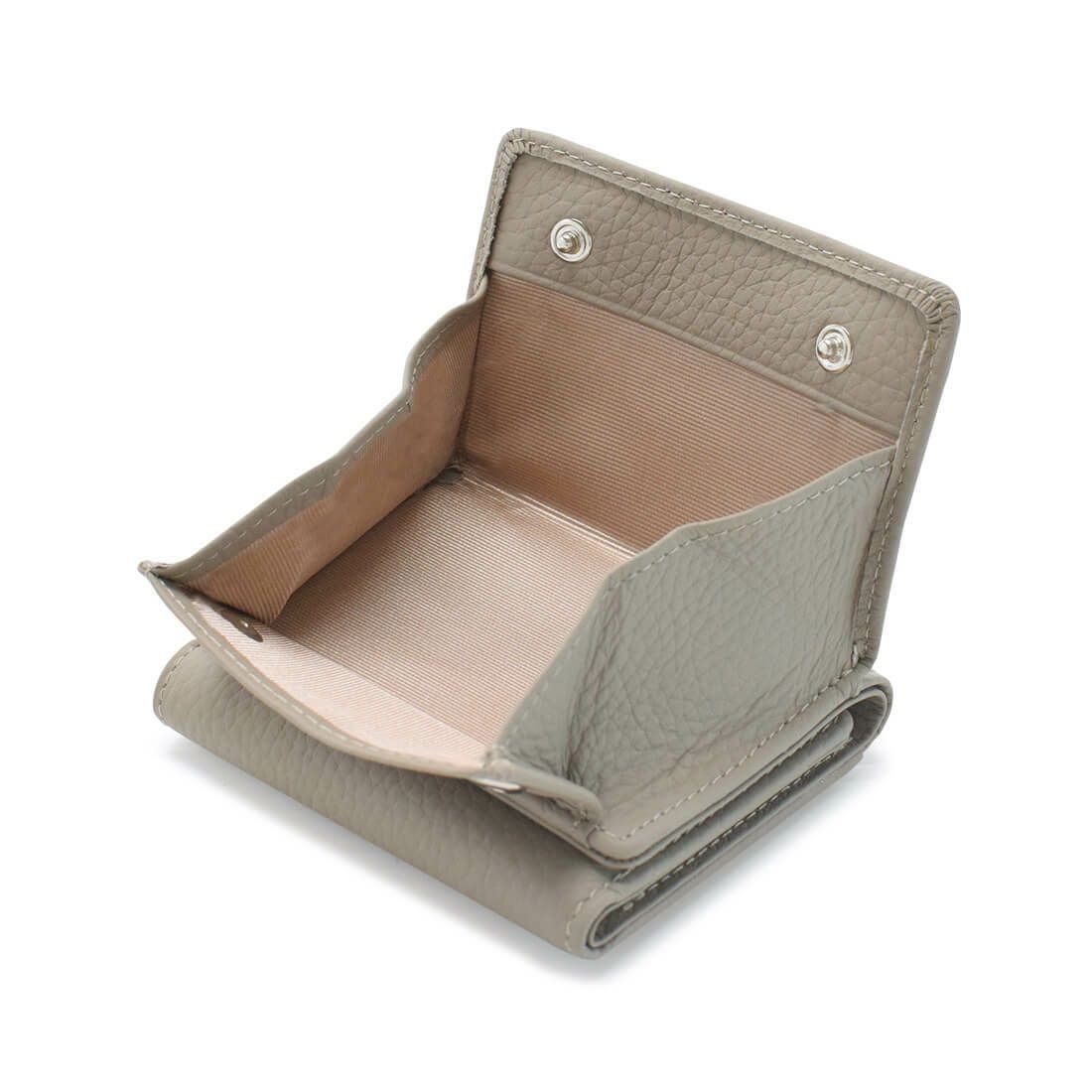 【アウトレット】シュリンクレザースクエアミニウォレット