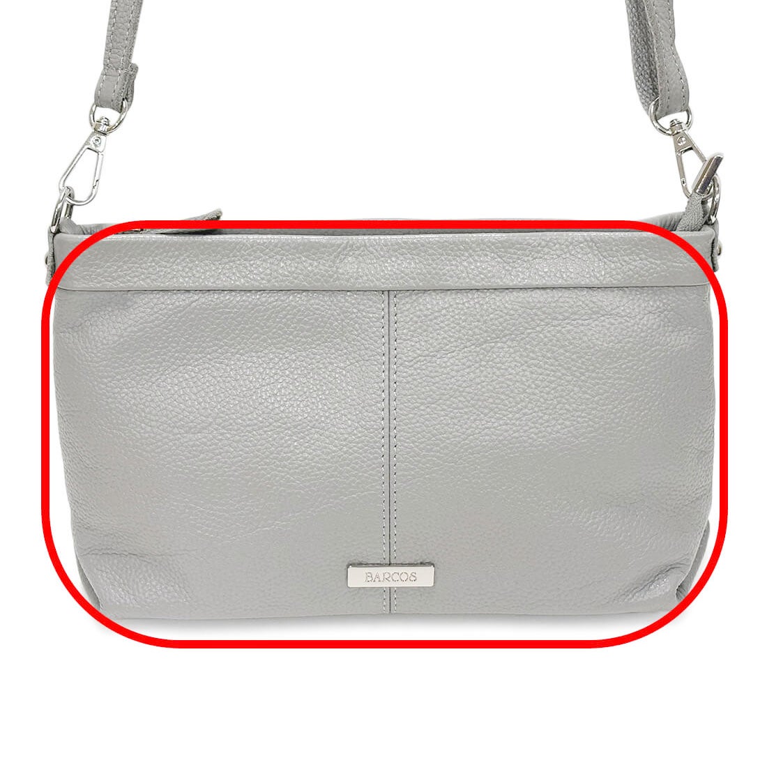 【アウトレット】軽量シュリンクレザーポシェット