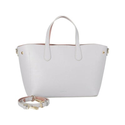 【アウトレット】シュリンクレザーバイカラーハンドバッグ