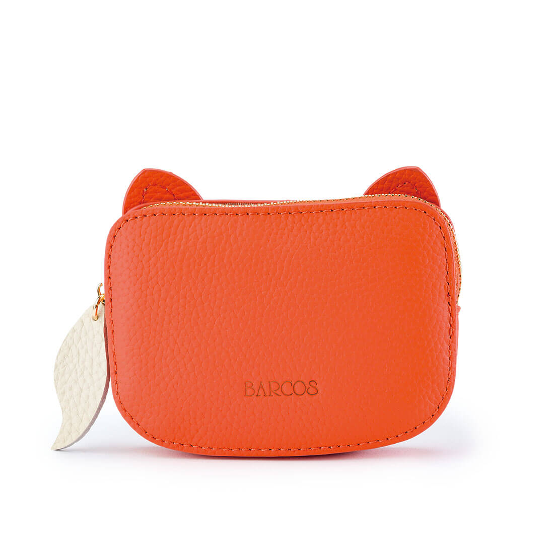 キーリング付きキツネモチーフポーチ