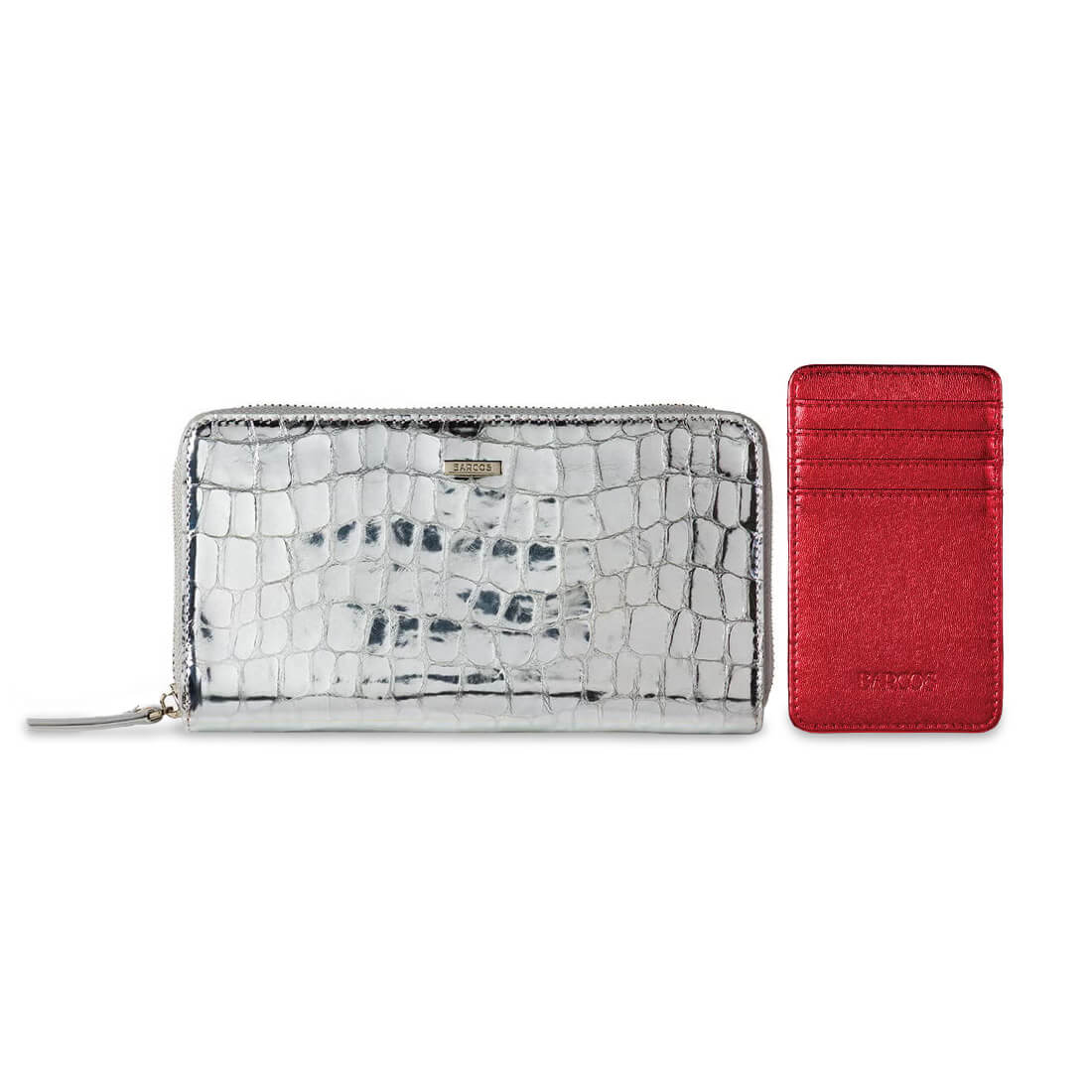 シャイニングクロコ型押しレザー六星占術開運ウォレット