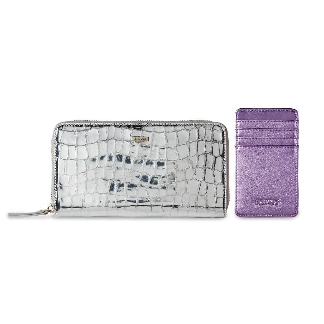 シャイニングクロコ型押しレザー六星占術開運ウォレット