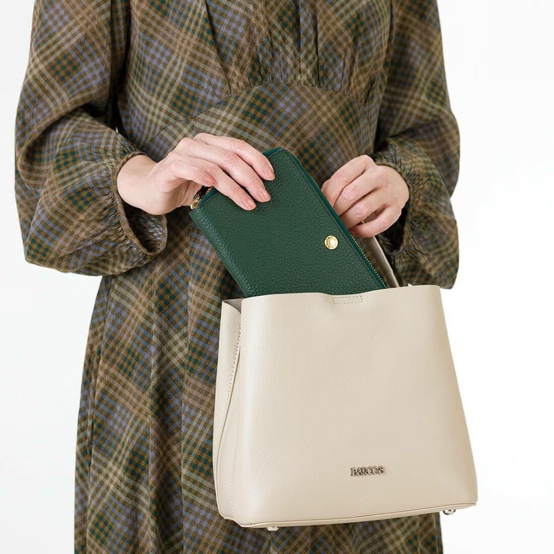 【アウトレット】ワンハンドル2wayレザーバッグ