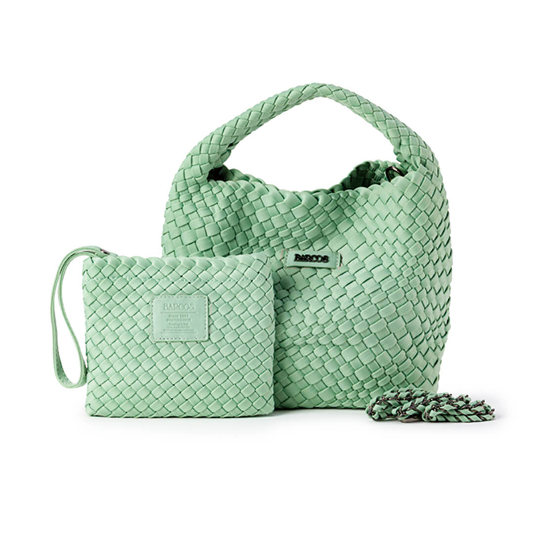 単色カラーメッシュ1本手トートバッグ（小サイズ）